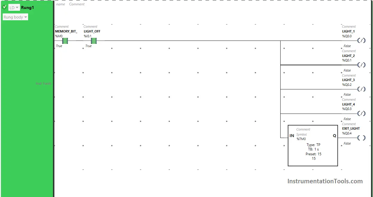 PLC Programming for Home Automation Parking Lights