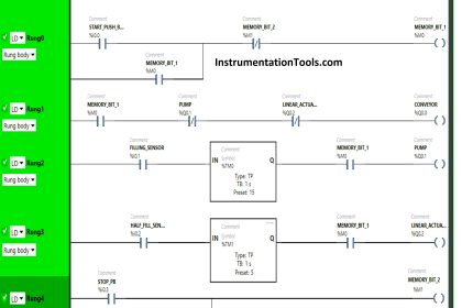 PLC Programming in Bottle Filling Process
