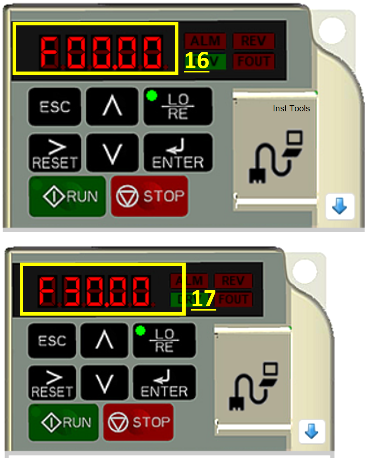 VFD programming Simulator