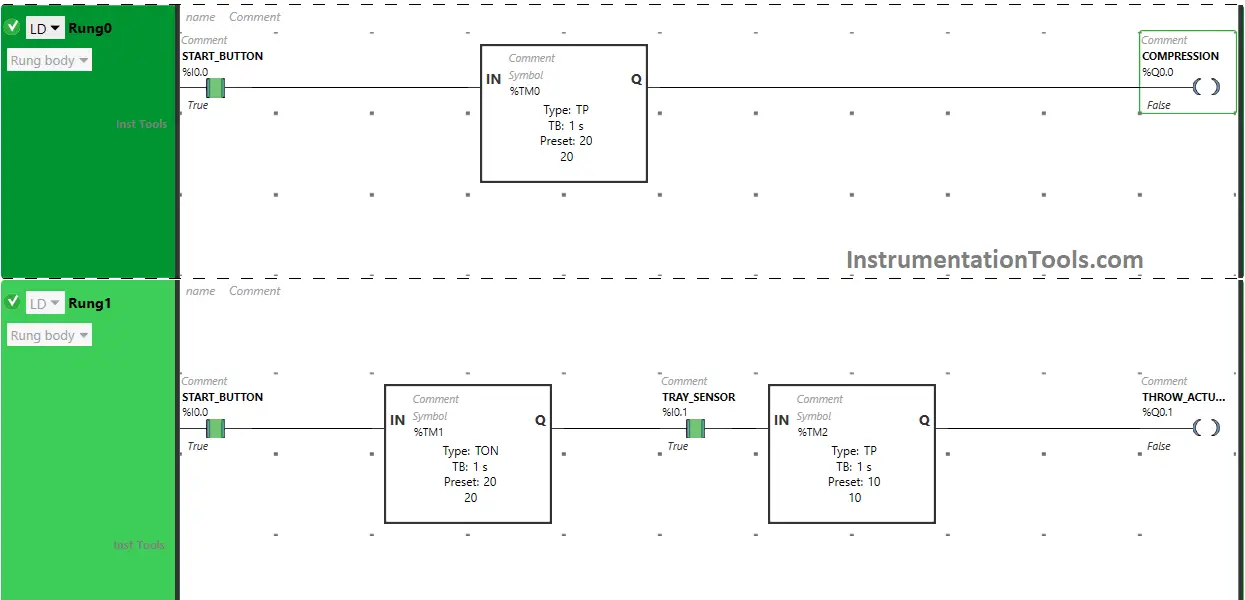 manual trash compactor plc programming