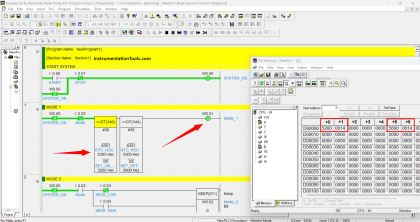 Design a Water Pump PLC Program using CX-Programmer