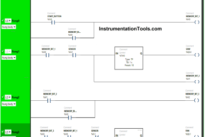 Wood Sawing and Blower System PLC Control Design