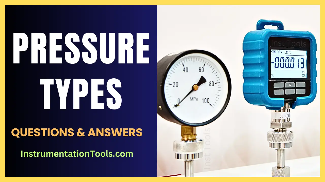 Types of Pressure - Instrument Questions and Answers