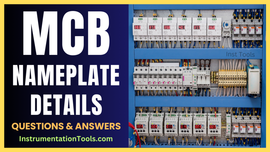 MCB Nameplate Details