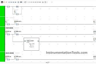PLC Star-Delta starter with interlock