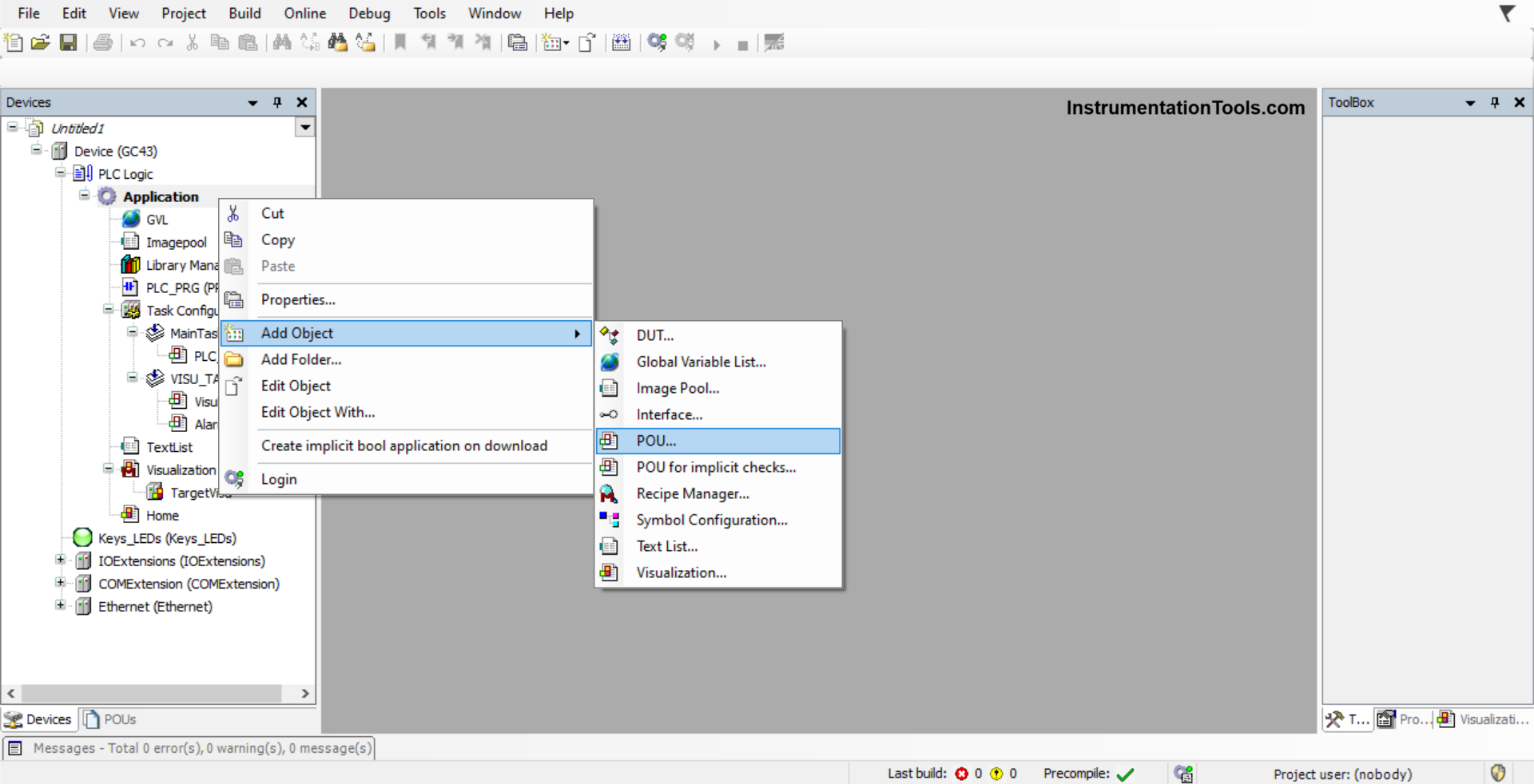 Create a User-Defined Function Block in Codesys