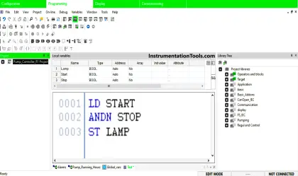 What is an instruction list language?