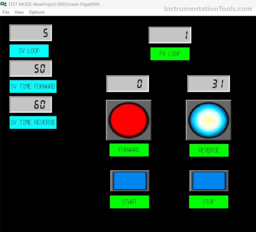 Electrical Motor HMI Graphics