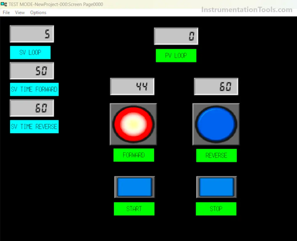 PLC Motor Simulation