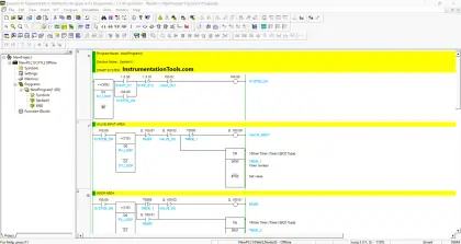 Batch mixing process automation with Omron PLC