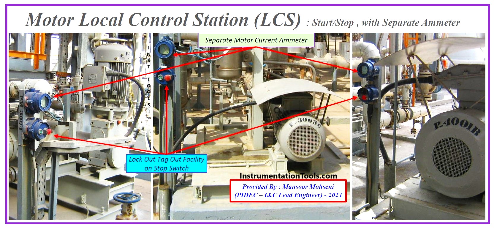 Local Control Stations for Electric Motors