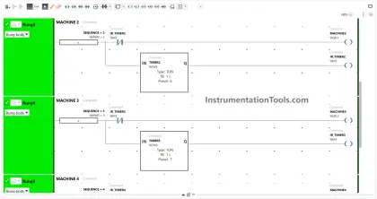 Manual sequential logic in Schneider PLC