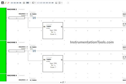 Manual sequential logic in Schneider PLC