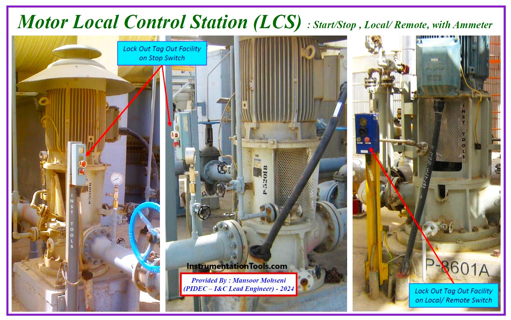 Motor Operation from Local Control Panel