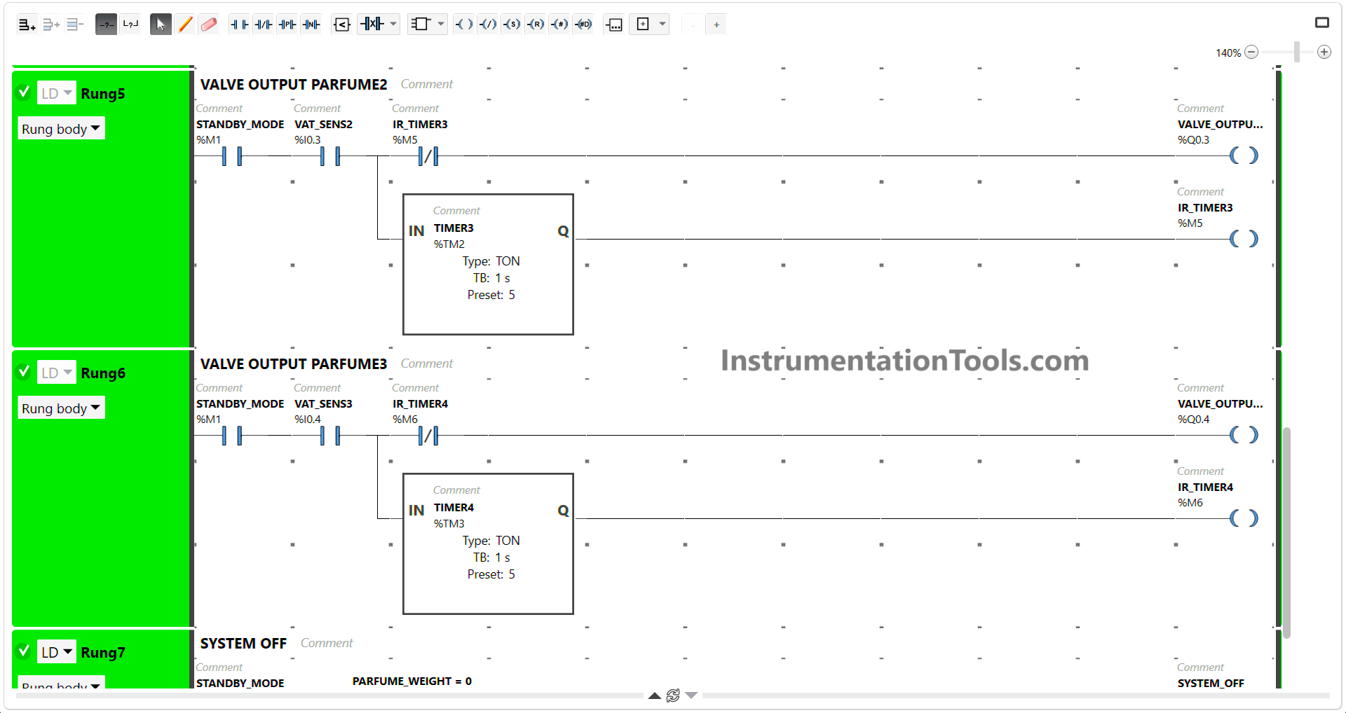 PLC automation timers and counters