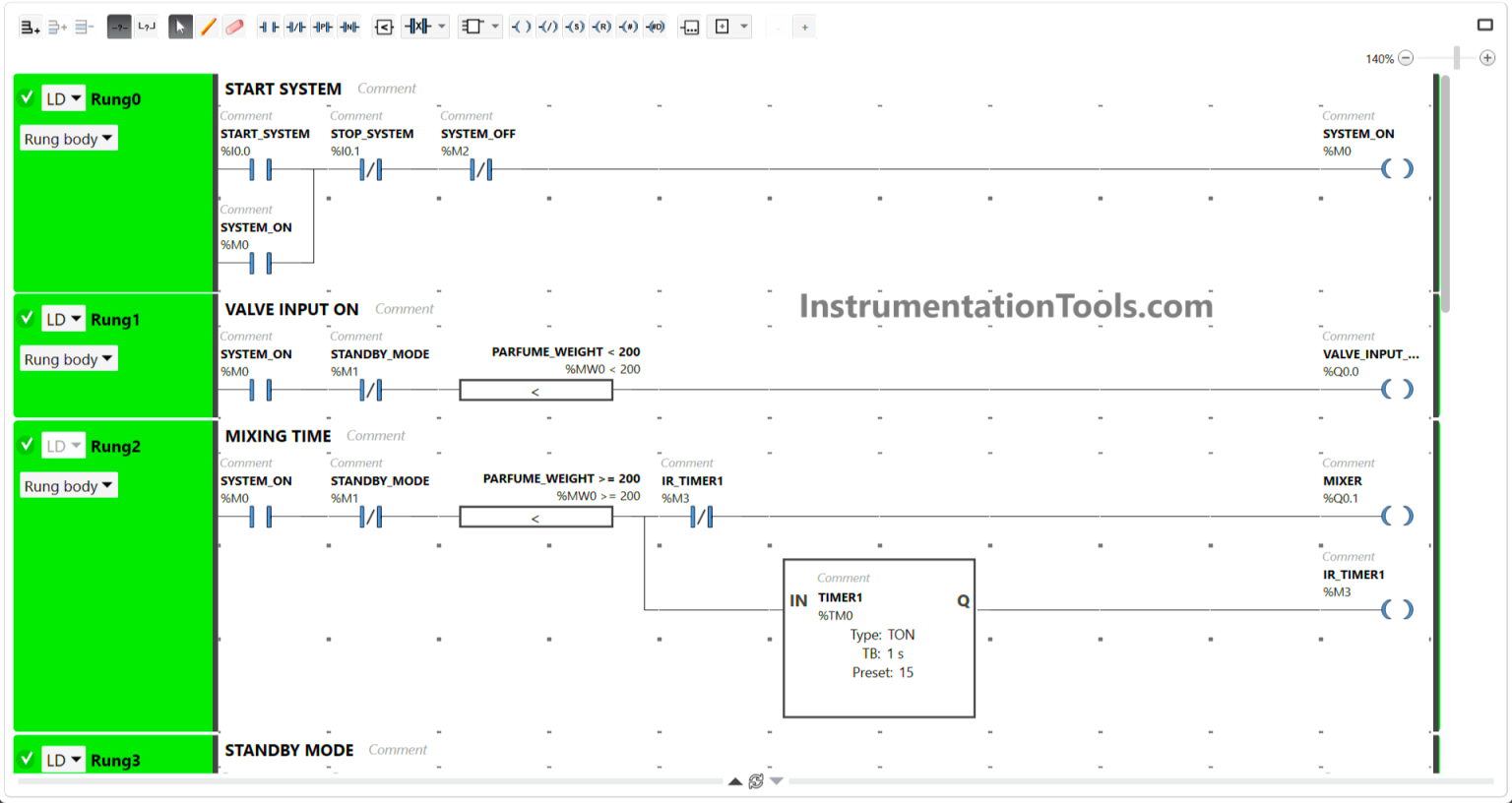 Medium-Level PLC Exercise for Students in Automation