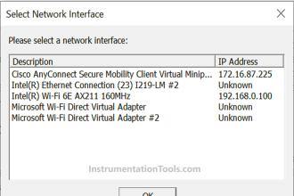 Ethernet IP Commissioning Tool software