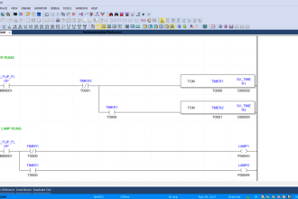 Lights with Adjustable Timers PLC Programming