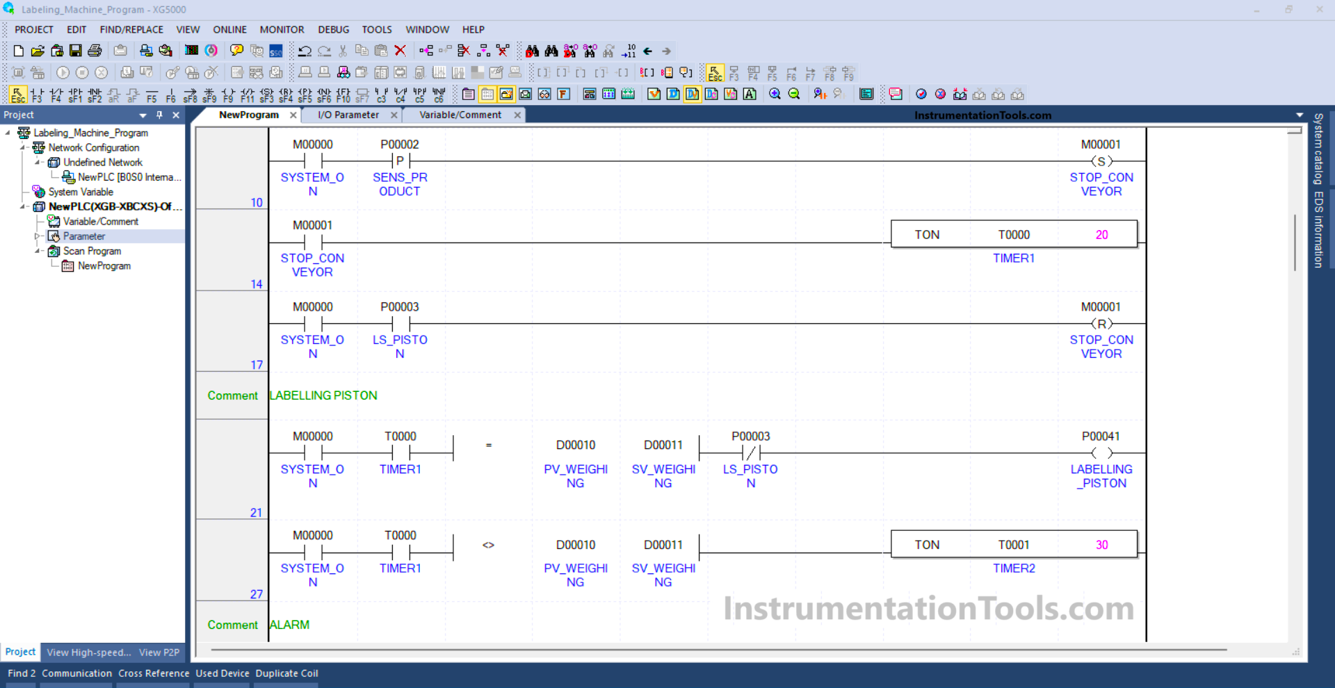 PLC Automation for Product Weighing and Labeling