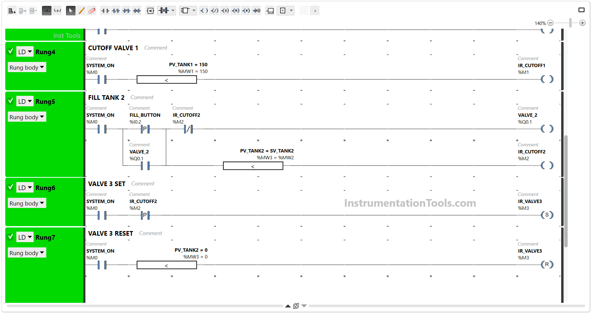 PLC Control the Drain Process