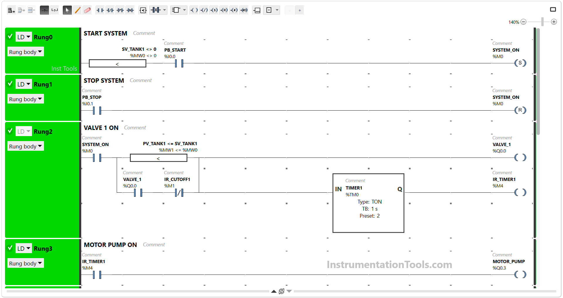 PLC Logic for Triggering and Draining in Liquid Systems