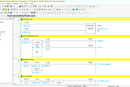 PLC program for bread oven