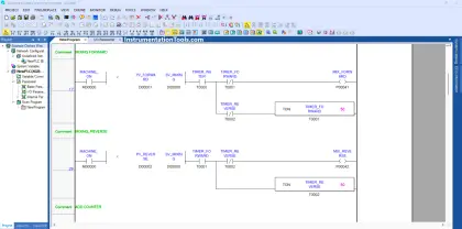 PLC programming for clothes washing machine automation