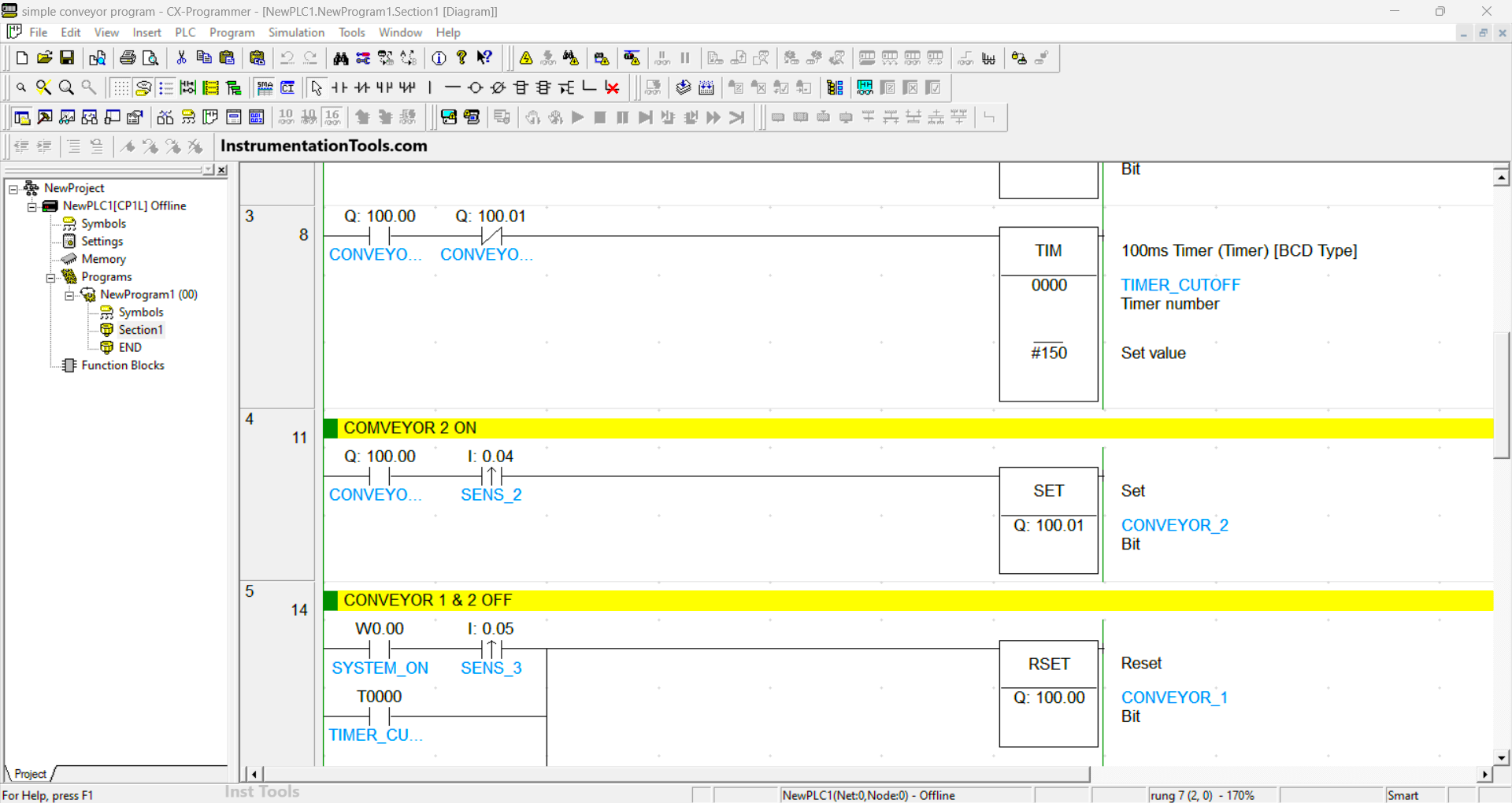 Managing Product Flow with PLC