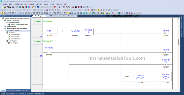 Plc Packing Machine Control System Program In Xg5000