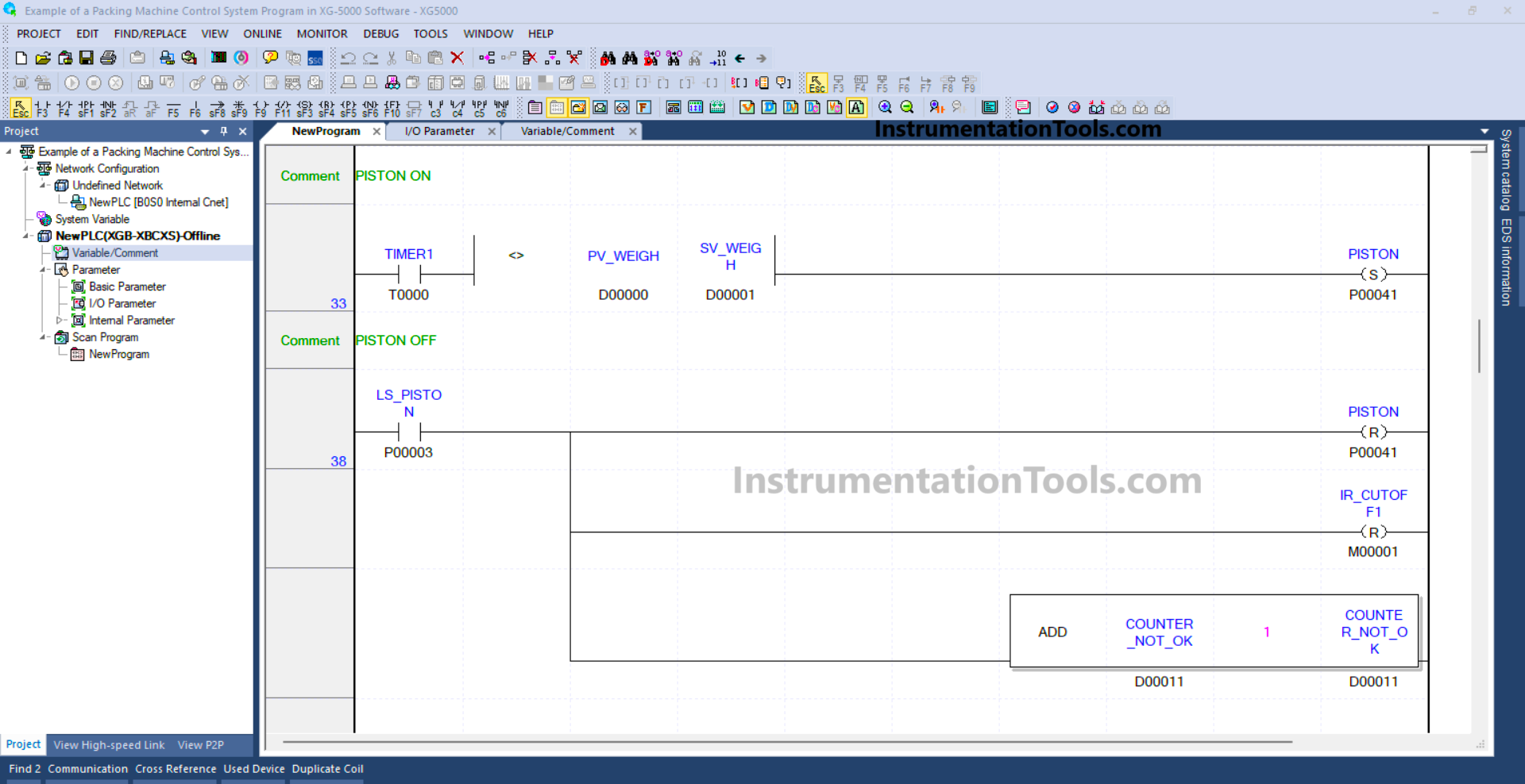 PLC-Based Packing Machine