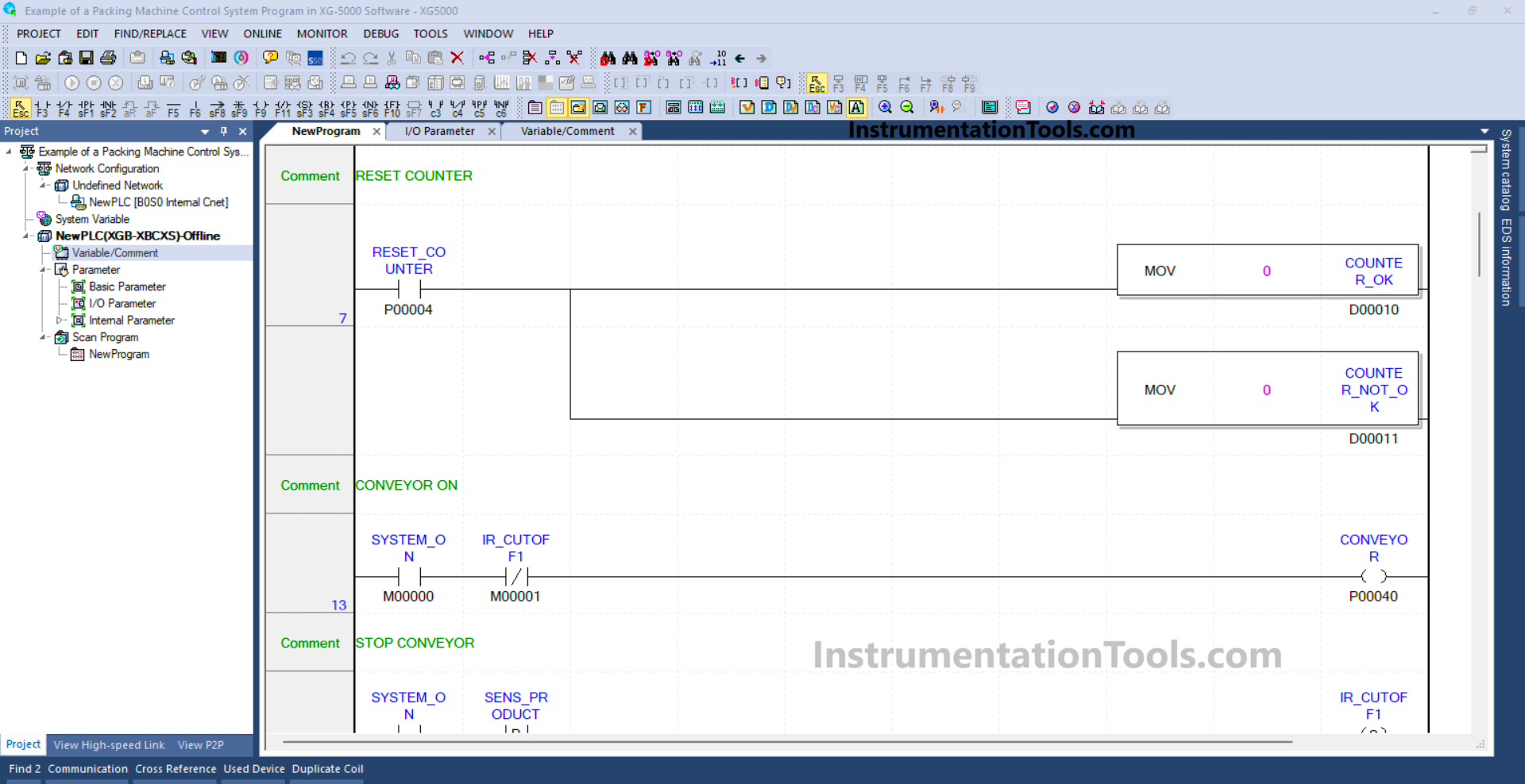 PLC Programming for Packing Machines