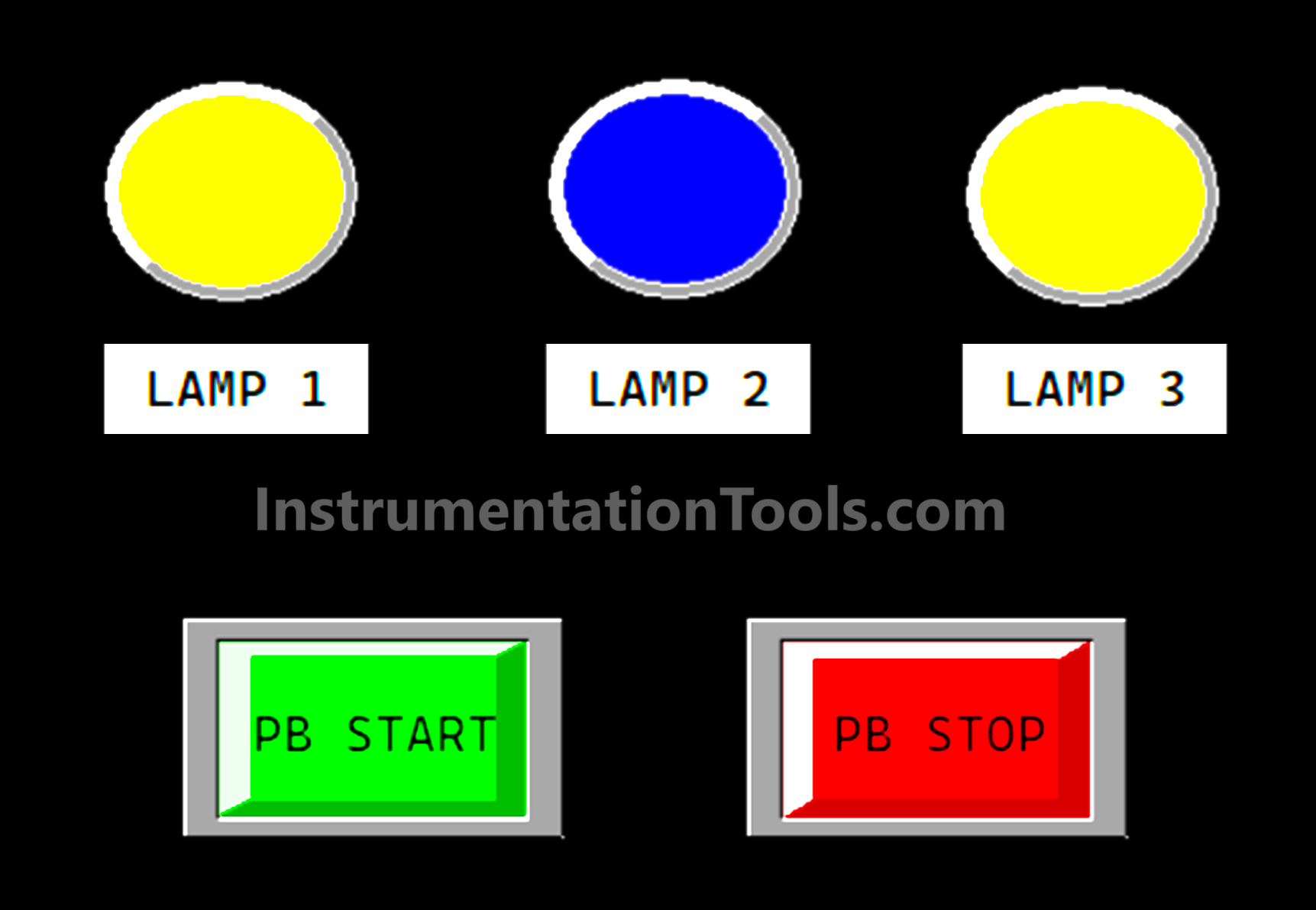 PLC Sequential Lights Control Example