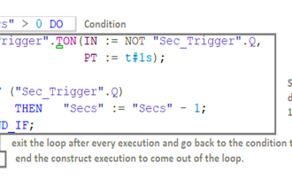 WHILE DO Statement in SCL Language