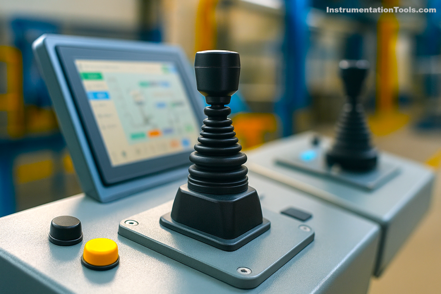 Modern Industrial Joystick Controls
