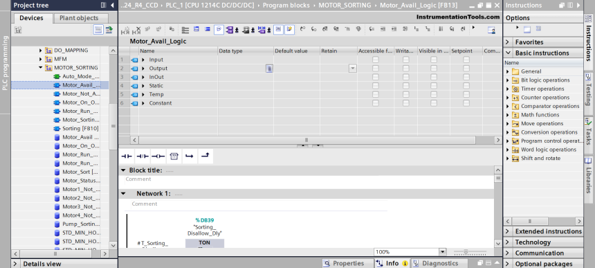 Function Block Editor Rnd Block Difference Between FC and FB in Tia Portal