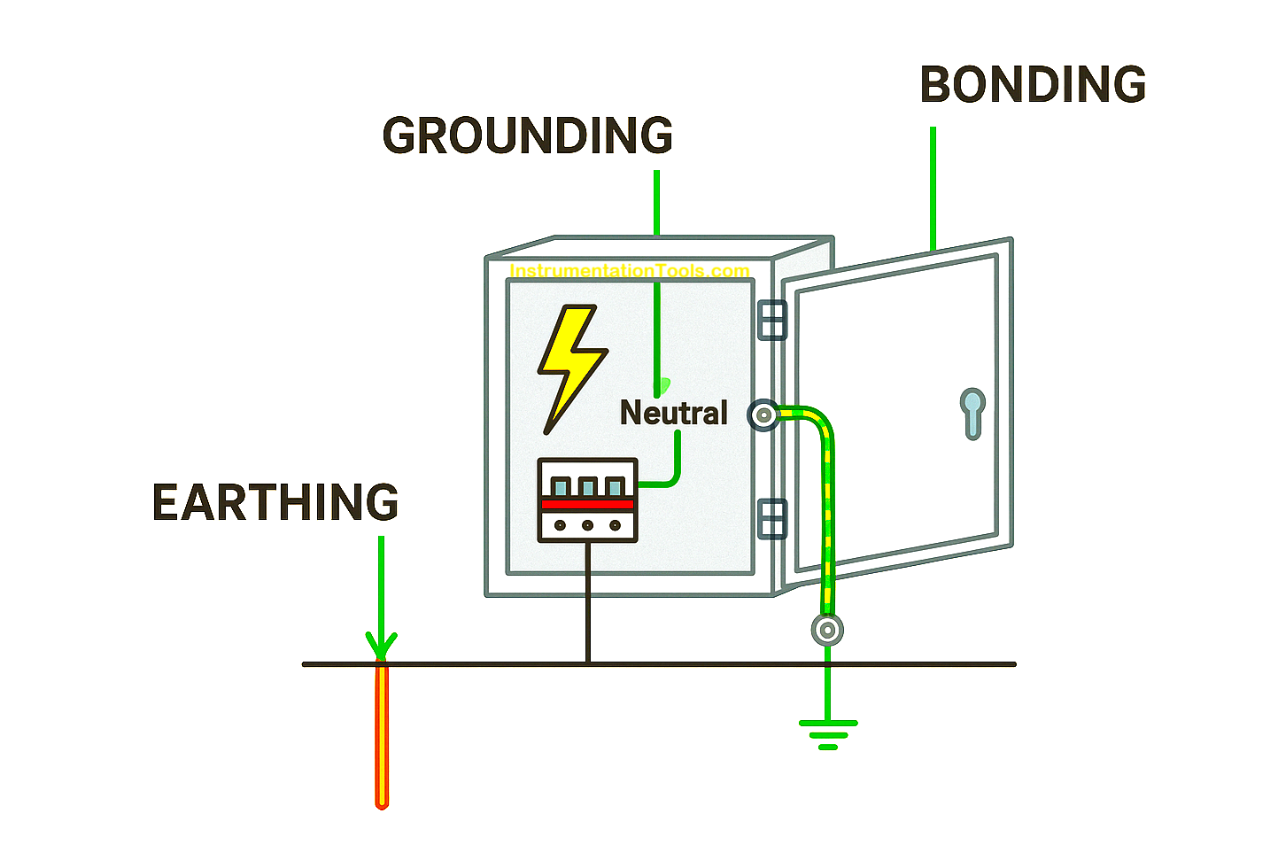 What is Electrical Panel Door Earth Bonding? Explained