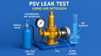 Pressure Safety Valve Leak Test Procedure