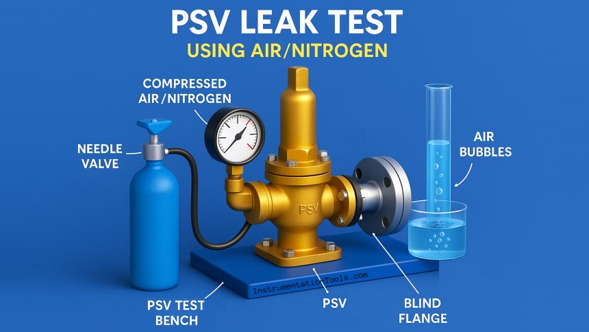 Pressure Safety Valve Leak Test Procedure
