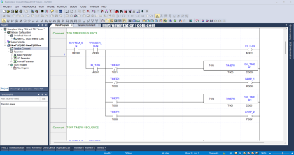 Delay ON and Delay OFF Timer in PLC
