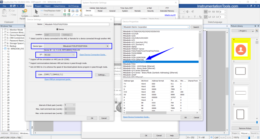 EasyBuilder Pro Weintek HMI Software