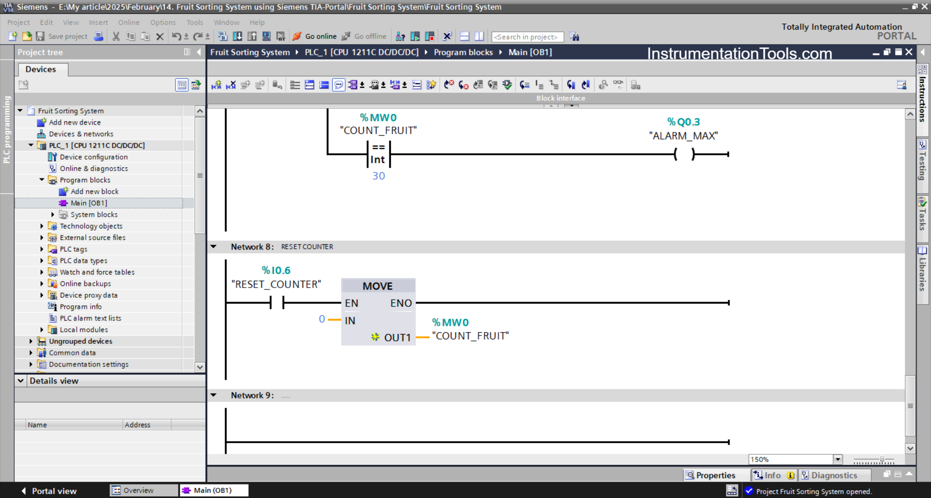 Food processing automation projects