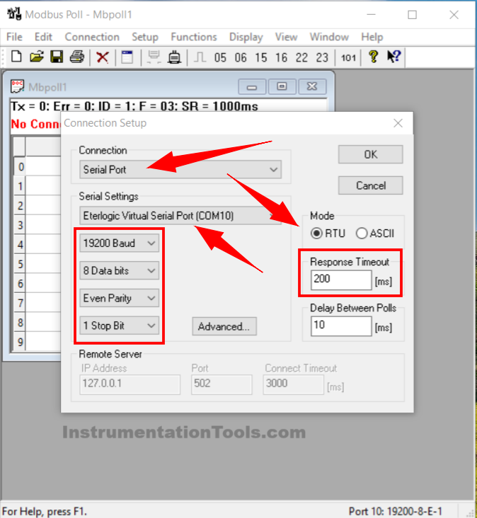 How to Test PLC Modbus RTU with Modbus Poll