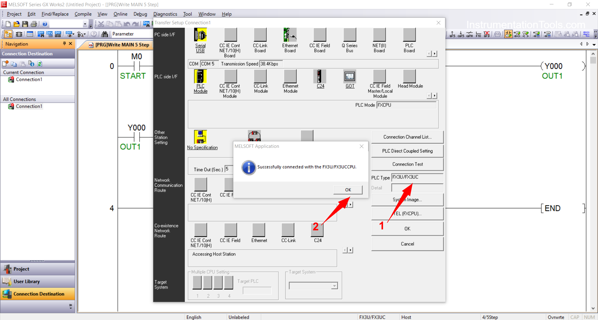 How to backup Mitsubishi FX3U program