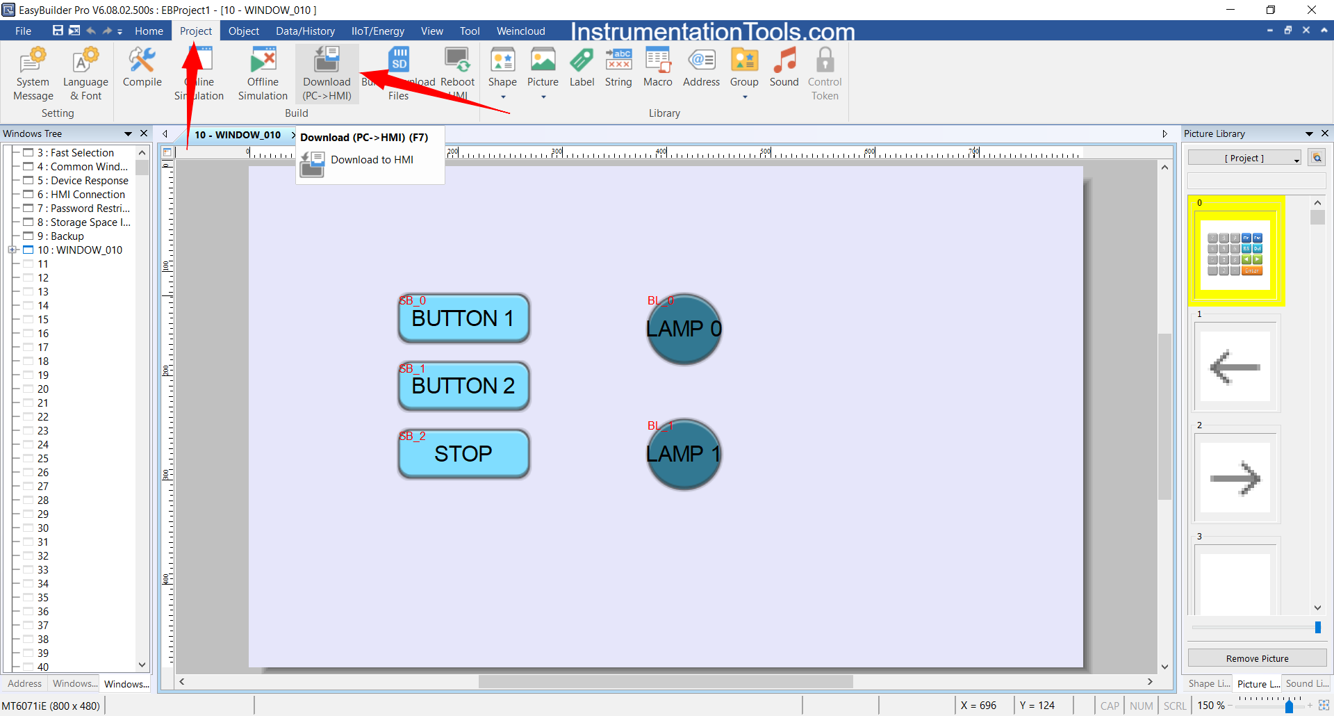 Mitsubishi FX3U PLC communication settings