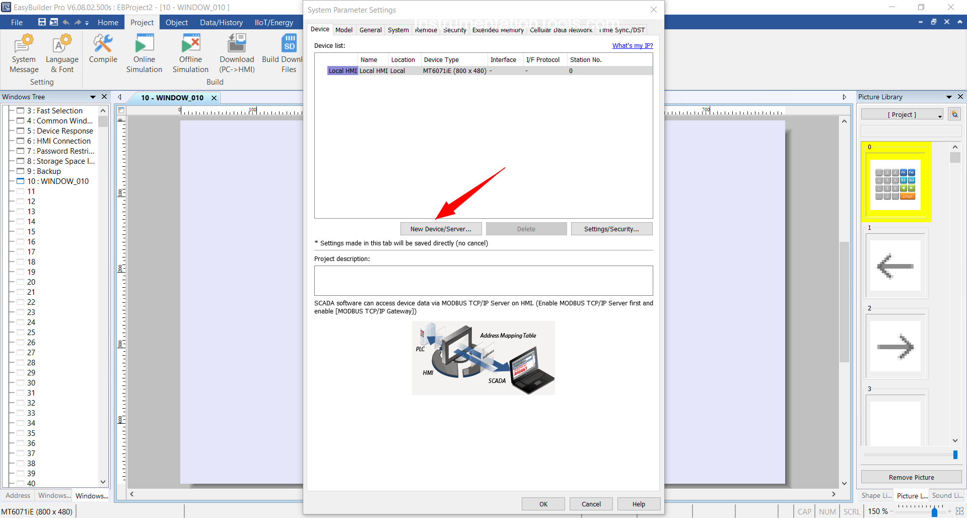 Mitsubishi PLC and Weinview HMI tutorial