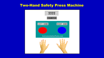 PLC Based Two-Hand Press Machine Safety Logic