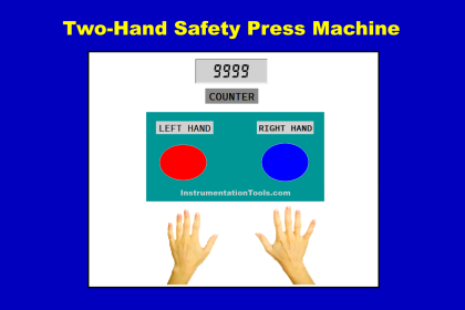 PLC Based Two-Hand Press Machine Safety Logic