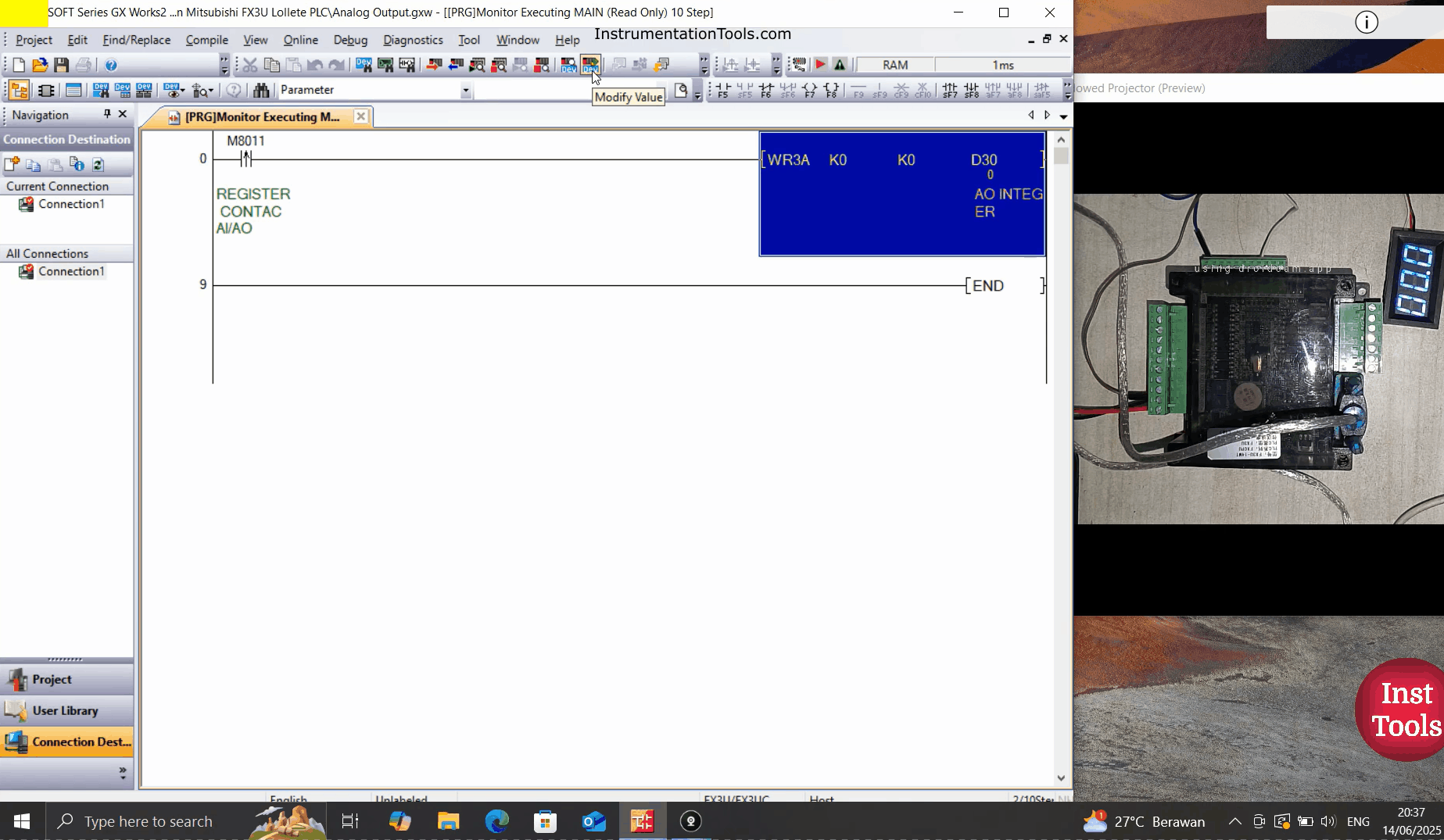 Analog Output in PLC