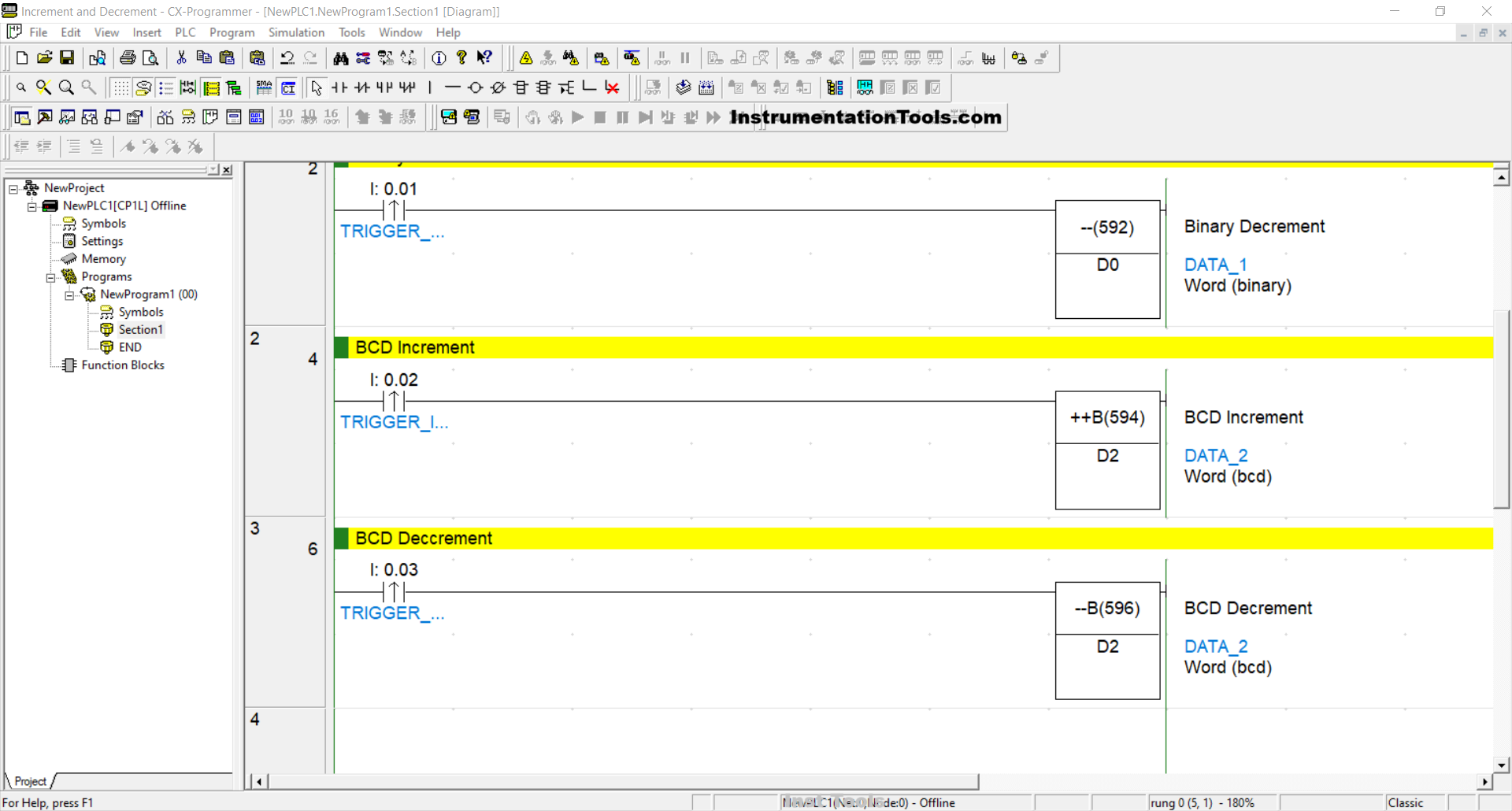 Binary Increment Decrement Tutorial