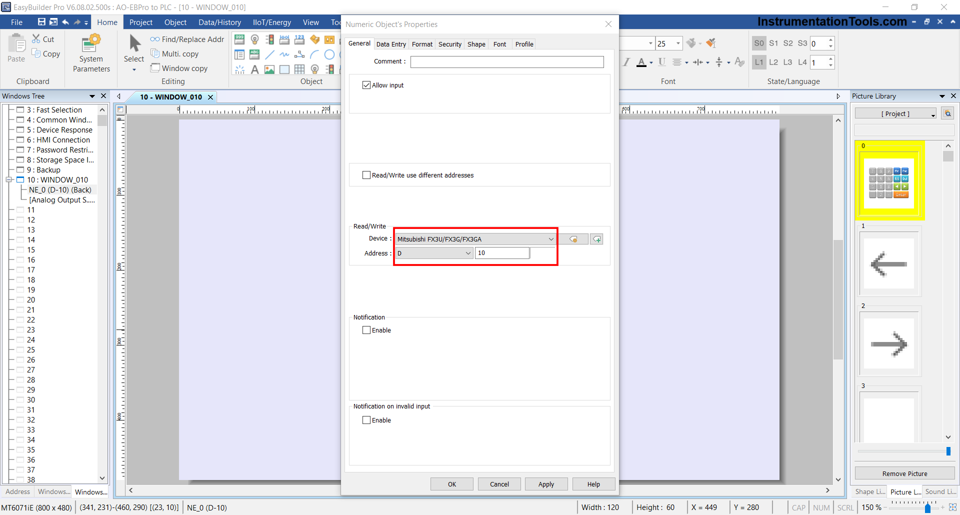 Design the HMI Interface in Weintek